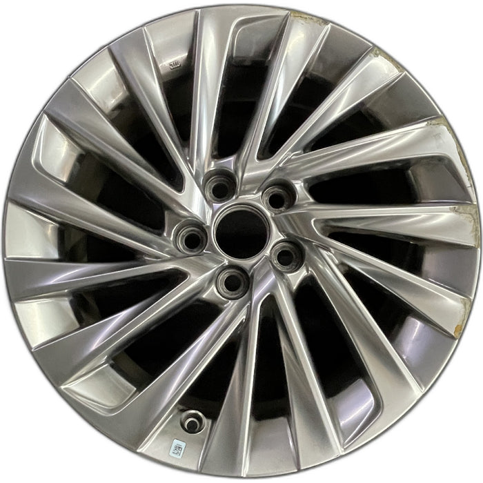18" LEXUS ES250 21-24 18x8 , 15 spoke Original OEM Wheel Rim - Front View