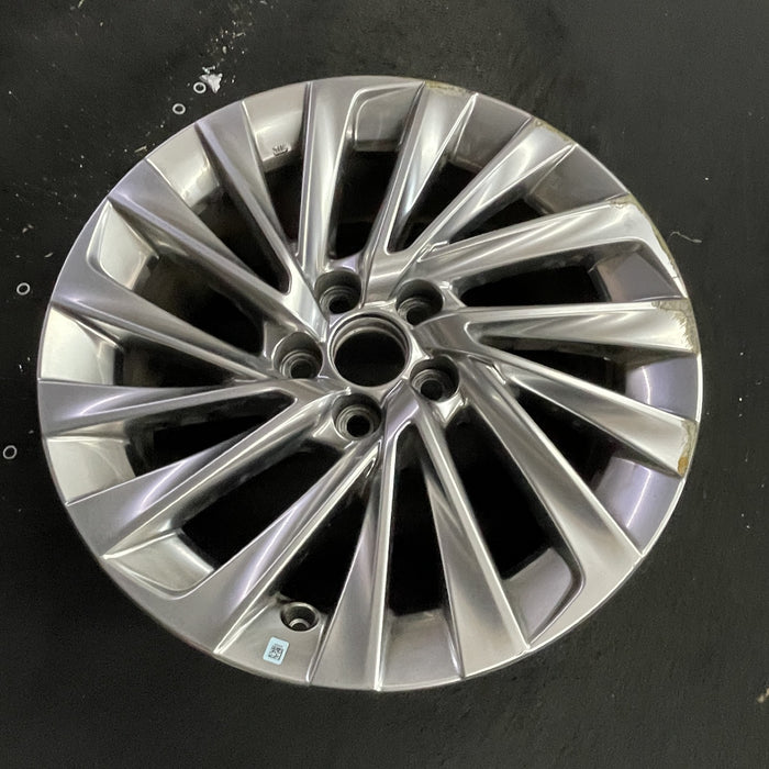 18" LEXUS ES250 21-24 18x8 , 15 spoke Original OEM Wheel Rim - Side Profile