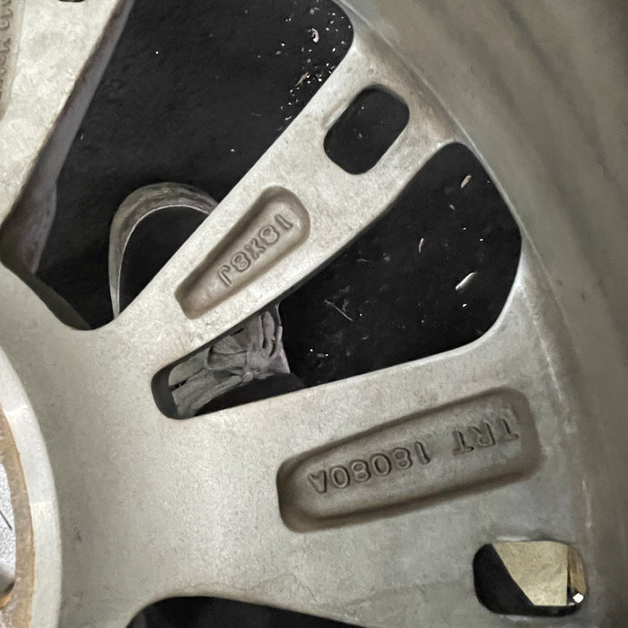 18" CLARITY 18-21 , factory installed Original OEM Wheel Rim - Back View