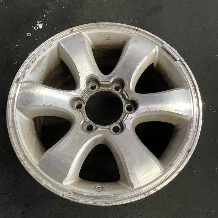 17" 4 RUNNER 03-09 17x7.5, 6 spoke Original OEM Wheel Rim - Side Profile
