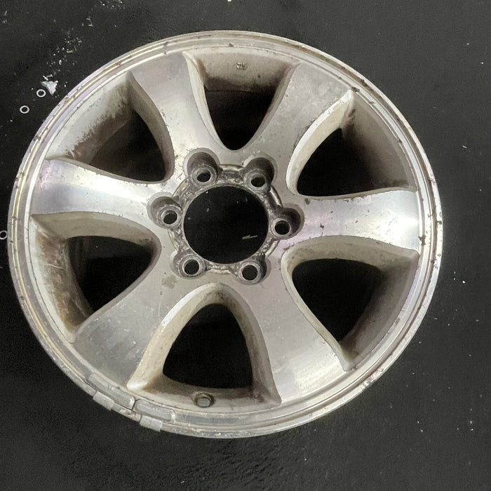 17" 4 RUNNER 03-09 17x7.5, 6 spoke Original OEM Wheel Rim - Side Profile