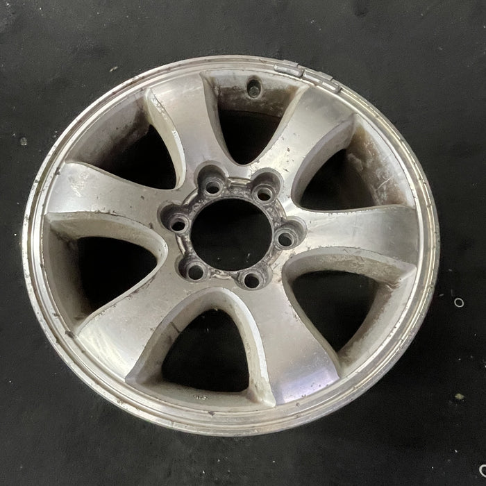 17" 4 RUNNER 03-09 17x7.5, 6 spoke Original OEM Wheel Rim - Close-Up Detail