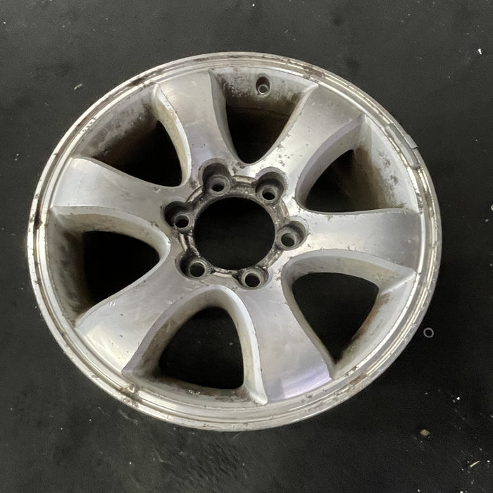 17" 4 RUNNER 03-09 17x7.5, 6 spoke Original OEM Wheel Rim - Close-Up Detail
