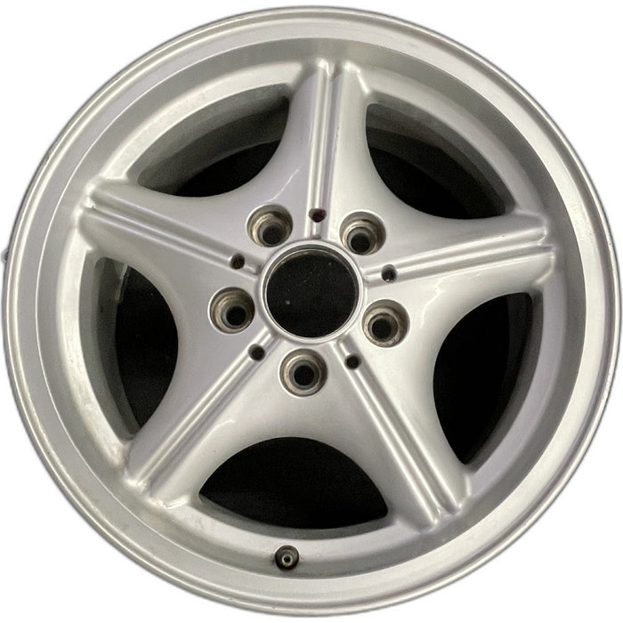 16" BMW Z3 01-02 16x7, alloy, 5 spoke, webbed spoke, chrome Original OEM Wheel Rim