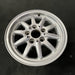 15" BMW 318i 95-96 15x7 , 10 spoke, flat face spoke, alternating spoke height - Close-Up Detail