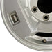15" NISSAN PICKUP 93-95 4x4 15x7 alloy frt Original OEM Wheel Rim - Back View