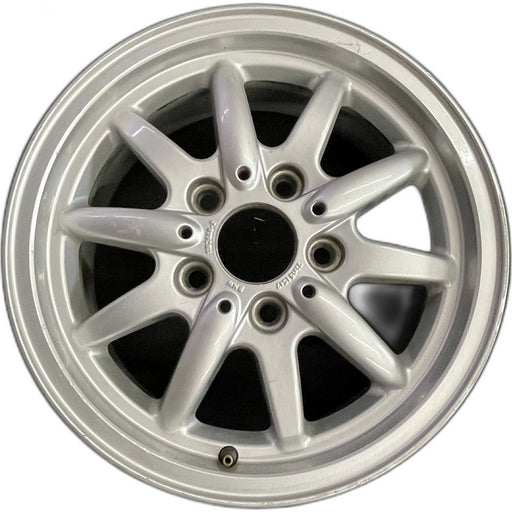 15" BMW 318i 95-96 15x7 , 10 spoke, flat face spoke, alternating spoke height - Front View