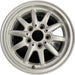 15" BMW 318i 95-96 15x7 , 10 spoke, flat face spoke, alternating spoke height - Front View
