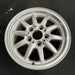 15" BMW 318i 95-96 15x7 , 10 spoke, flat face spoke, alternating spoke height - Side Profile