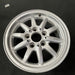 15" BMW 318i 95-96 15x7 , 10 spoke, flat face spoke, alternating spoke height - Close-Up Detail