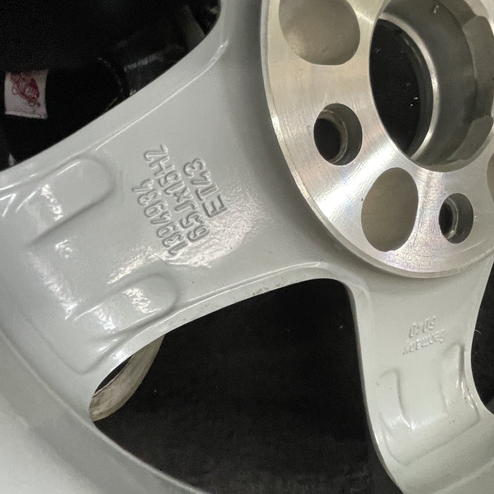 15" VOLVO 70 SERIES 00 15x6.5, Sdn, alloy, 5 spoke, indented face Original OEM Wheel Rim