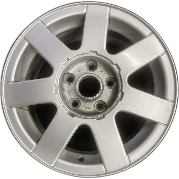 15" PASSAT 01 thru VIN 049999, 15x7 , 7 spoke Original OEM Wheel Rim - Front View