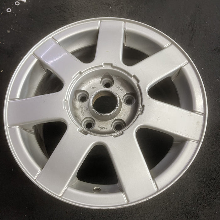 15" PASSAT 01 thru VIN 049999, 15x7 , 7 spoke Original OEM Wheel Rim - Side Profile