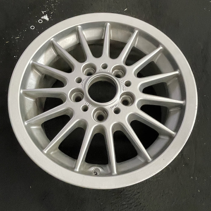 16" BMW 323i 98 16x7 , 15 spoke Original OEM Wheel Rim - Side Profile
