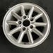 15" BMW 318i 95-99 15x7 , 10 spoke, round spoke Original OEM Wheel Rim - Side Profile