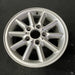15" BMW 318i 95-99 15x7 , 10 spoke, round spoke Original OEM Wheel Rim - Close-Up Detail