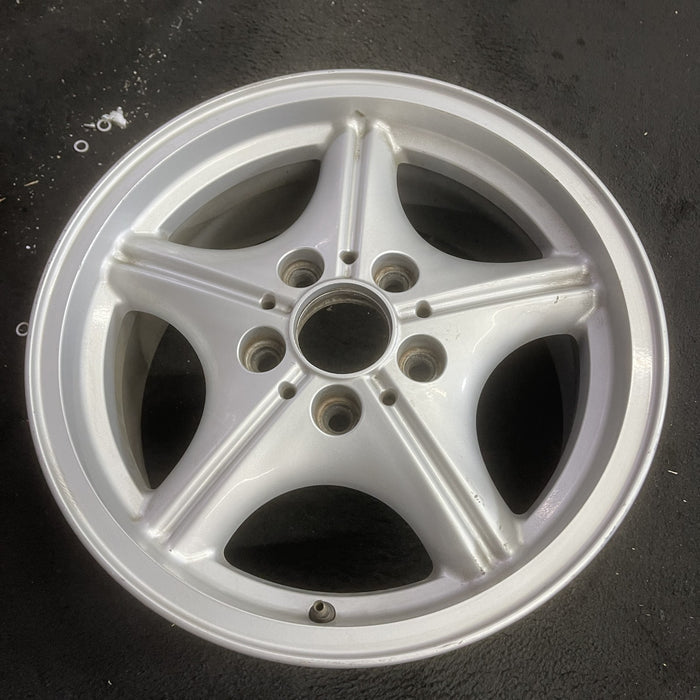 16" BMW Z3 01-02 16x7, alloy, 5 spoke, webbed spoke, chrome Original OEM Wheel Rim