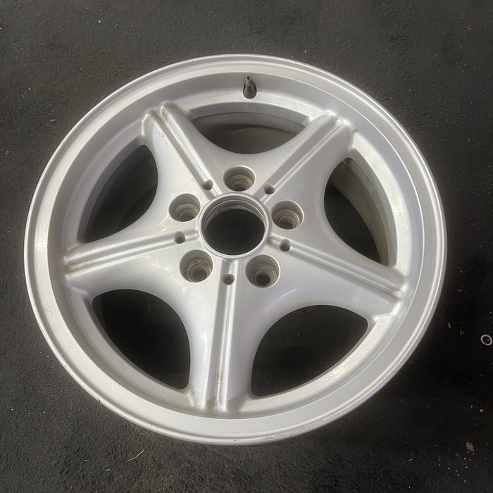 16" BMW Z3 01-02 16x7, alloy, 5 spoke, webbed spoke, chrome Original OEM Wheel Rim