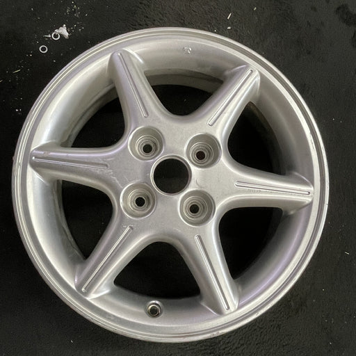 16" ALTIMA 00-01 16x6 , 6 spoke Original OEM Wheel Rim - Angle View