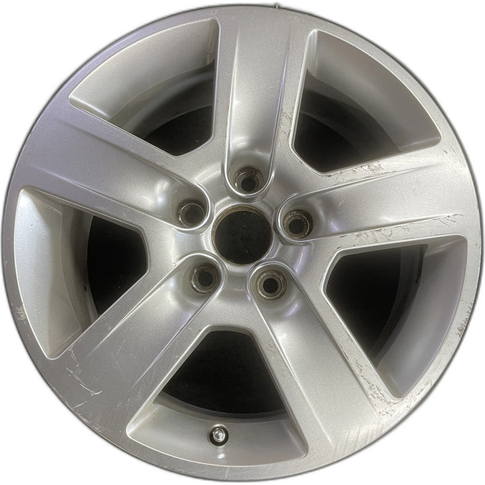 16" AUDI A4 02-05 16x7, alloy, 5 grooved spokes Original OEM Wheel Rim - Front View