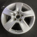 16" AUDI A4 02-05 16x7, alloy, 5 grooved spokes Original OEM Wheel Rim - Side Profile