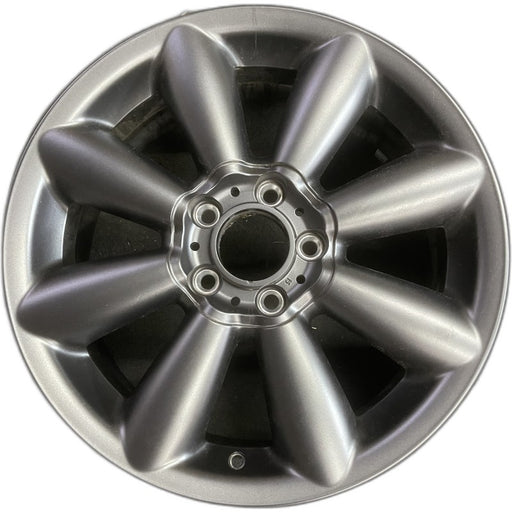 18" COUNTRYMAN 11-12 18x7.5 alloy 8 spoke gray Original OEM Wheel Rim - Front View