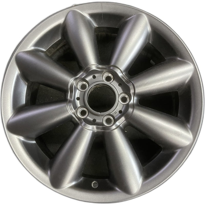 18" COUNTRYMAN 11-12 18x7.5 alloy 8 spoke gray Original OEM Wheel Rim - Front View