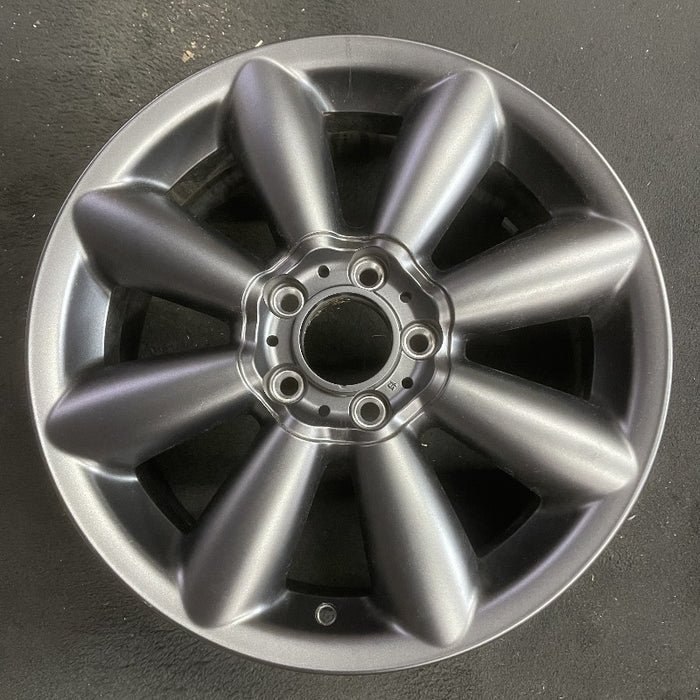 18" COUNTRYMAN 11-12 18x7.5 alloy 8 spoke gray Original OEM Wheel Rim - Front View
