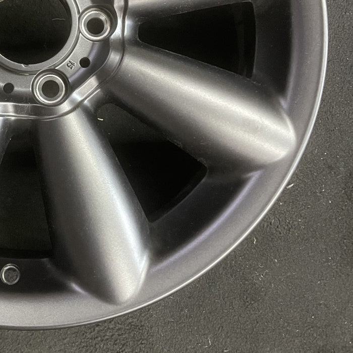 18" COUNTRYMAN 11-12 18x7.5 alloy 8 spoke gray Original OEM Wheel Rim - Back View
