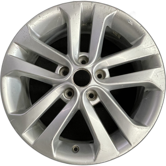 17" JUKE 11-16 17x7 , , double spoke Original OEM Wheel Rim - Front View