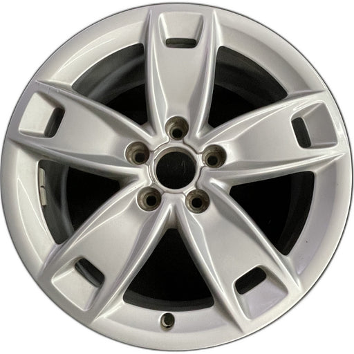 17" AUDI A3 09-13 17x7.5 , 5 spoke, single, w/holes in spoke ends Original OEM - Front View