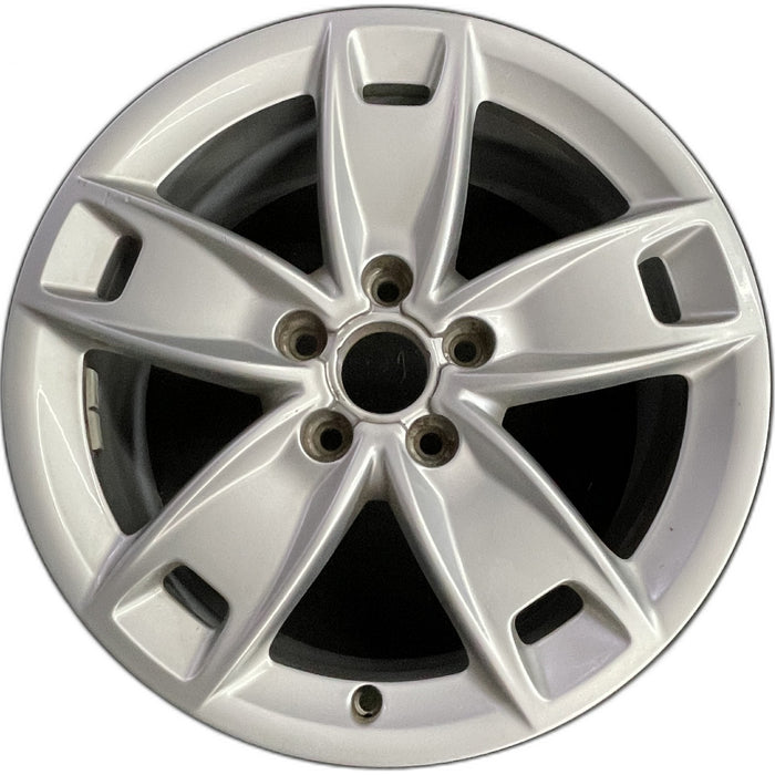 17" AUDI A3 09-13 17x7.5 , 5 spoke, single, w/holes in spoke ends Original OEM - Front View