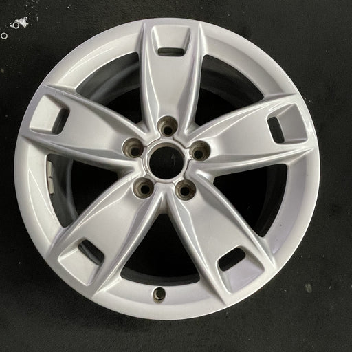 17" AUDI A3 09-13 17x7.5 , 5 spoke, single, w/holes in spoke ends Original OEM - Angle View