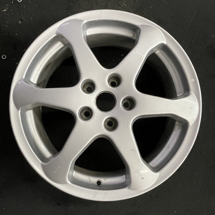 17" INFINITI G35 03-04 17x7 , 6 spoke Original OEM Wheel Rim - Angle View