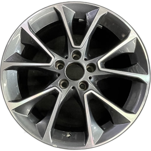 19" BMW X5 14-18 19x9 , 5 spoke, V spoke, narrow spoke Original OEM Wheel Rim - Front View