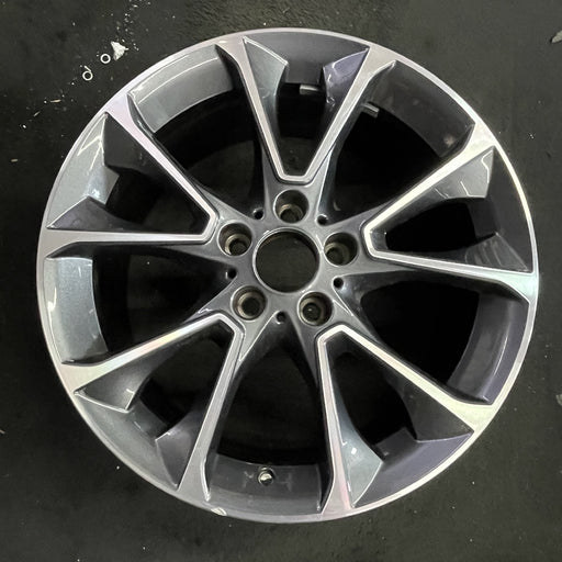 19" BMW X5 14-18 19x9 , 5 spoke, V spoke, narrow spoke Original OEM Wheel Rim - Angle View