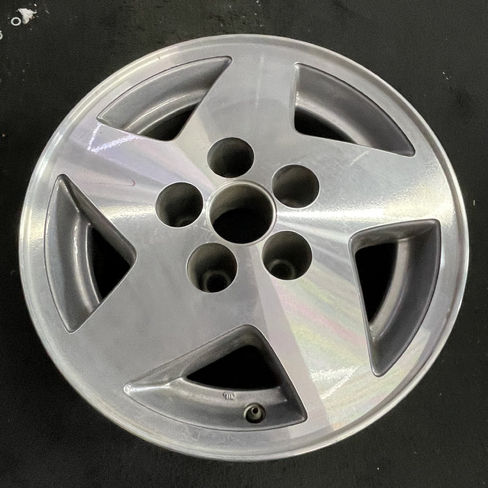 15" GRAND CHEROKEE 93-95 15x7, aluminum, 5 spoke Original OEM Wheel Rim - Side Profile