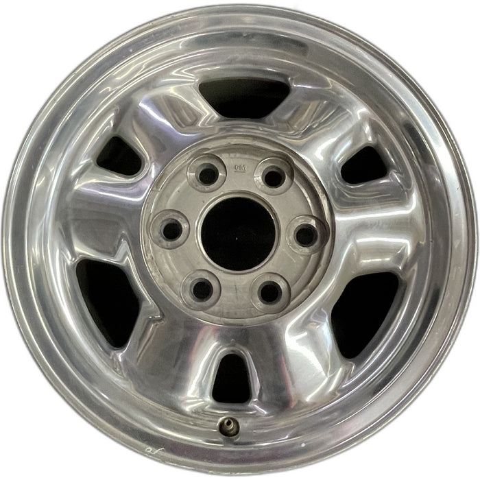 16" SIERRA 1500 PICKUP 00-02 16x7, , rounded spokes, polished Original OEM Wheel Rim