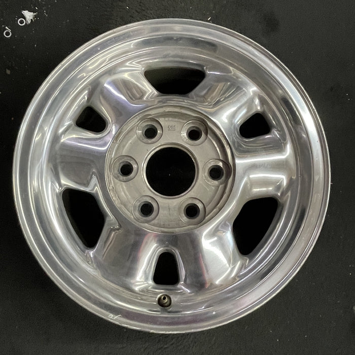 16" SIERRA 1500 PICKUP 00-02 16x7, , rounded spokes, polished Original OEM Wheel Rim