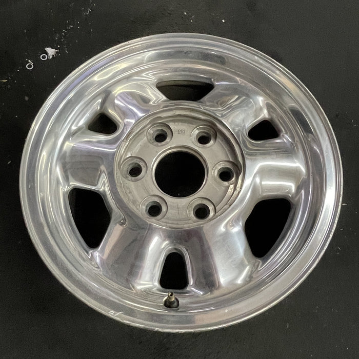16" SIERRA 1500 PICKUP 00-02 16x7, , rounded spokes, polished Original OEM Wheel Rim