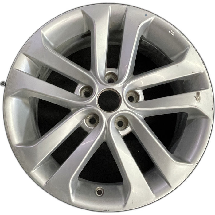 17" JUKE 11-16 17x7 , , double spoke Original OEM Wheel Rim - Front View