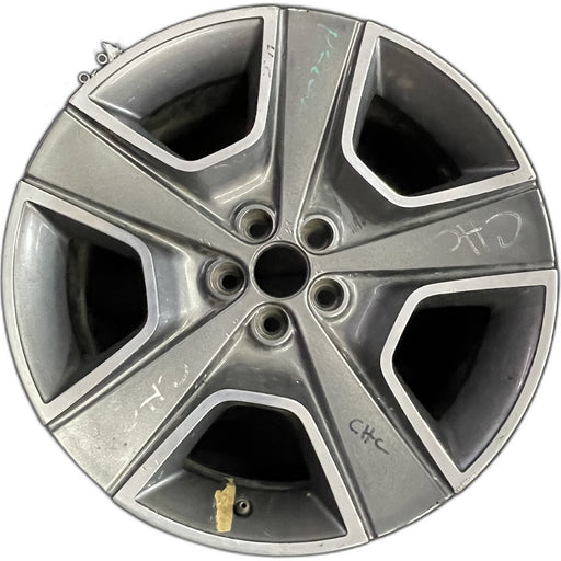 20" CHALLENGER 12 20x8, , , gray spoke Original OEM Wheel Rim - Front View