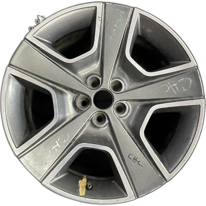 20" CHALLENGER 12 20x8, , , gray spoke Original OEM Wheel Rim - Front View