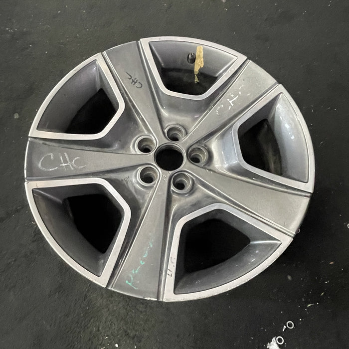 20" CHALLENGER 12 20x8, , , gray spoke Original OEM Wheel Rim - Close-Up Detail