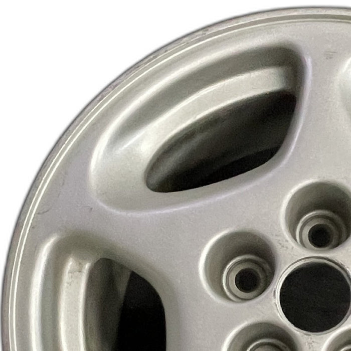 16" 300ZX 90 16x7.5 alloy 44.7mm ornament R. Original OEM Wheel Rim - Angle View
