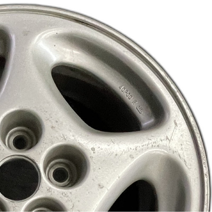 16" 300ZX 90 16x7.5 alloy 44.7mm ornament R. Original OEM Wheel Rim - Side Profile