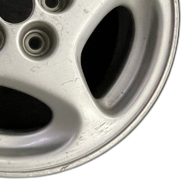 16" 300ZX 90 16x7.5 alloy 44.7mm ornament R. Original OEM Wheel Rim - Close-Up Detail