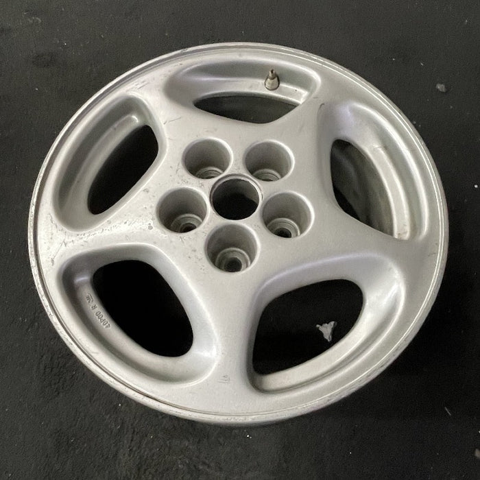 16" 300ZX 90 16x7.5 alloy 44.7mm ornament R. Original OEM Wheel Rim - View 8