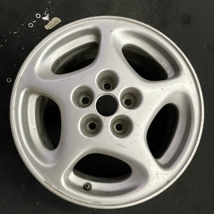 16" 300ZX 90 16x7.5 alloy 44.7mm ornament R. Original OEM Wheel Rim