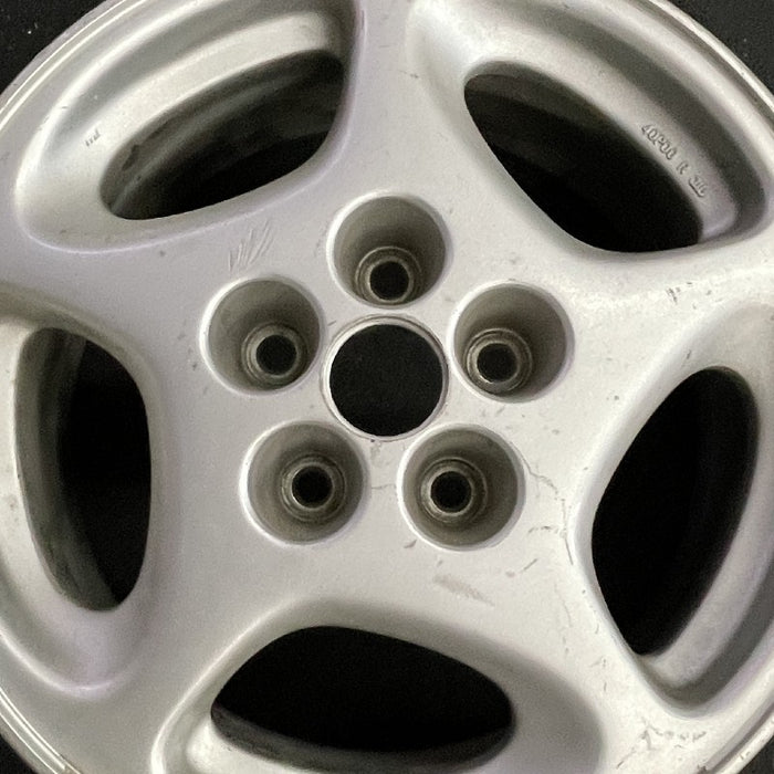 16" 300ZX 90 16x7.5 alloy 44.7mm ornament R. Original OEM Wheel Rim